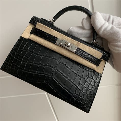 sac hermes mini kelly croco|rare Hermes kelly bags.